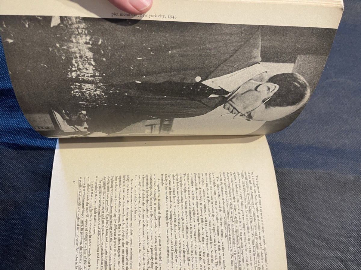 Piet Mondrian Plastic Art and Pure Plastic Art Softcover Illus Wittenborn 1951