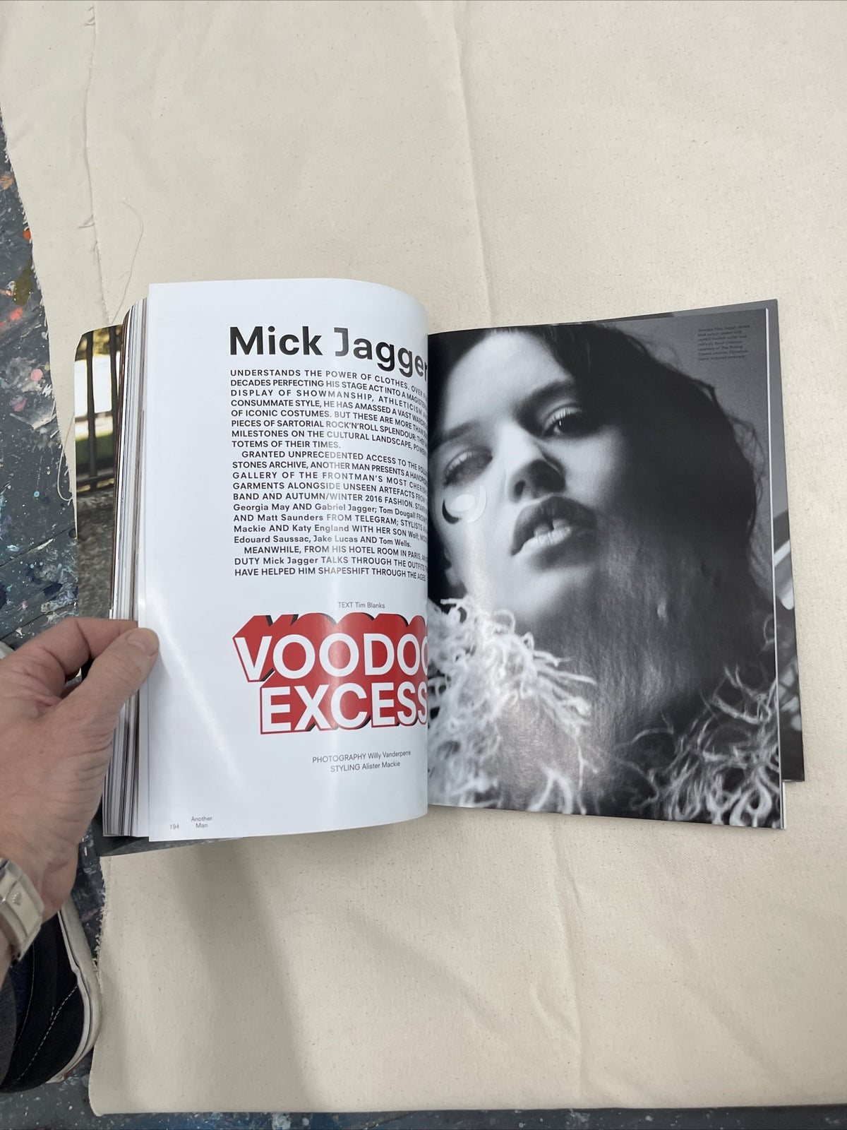 MAGAZINE - Another Man #22 Spring / Summer 2016 Oli Burslem Mick Jagger