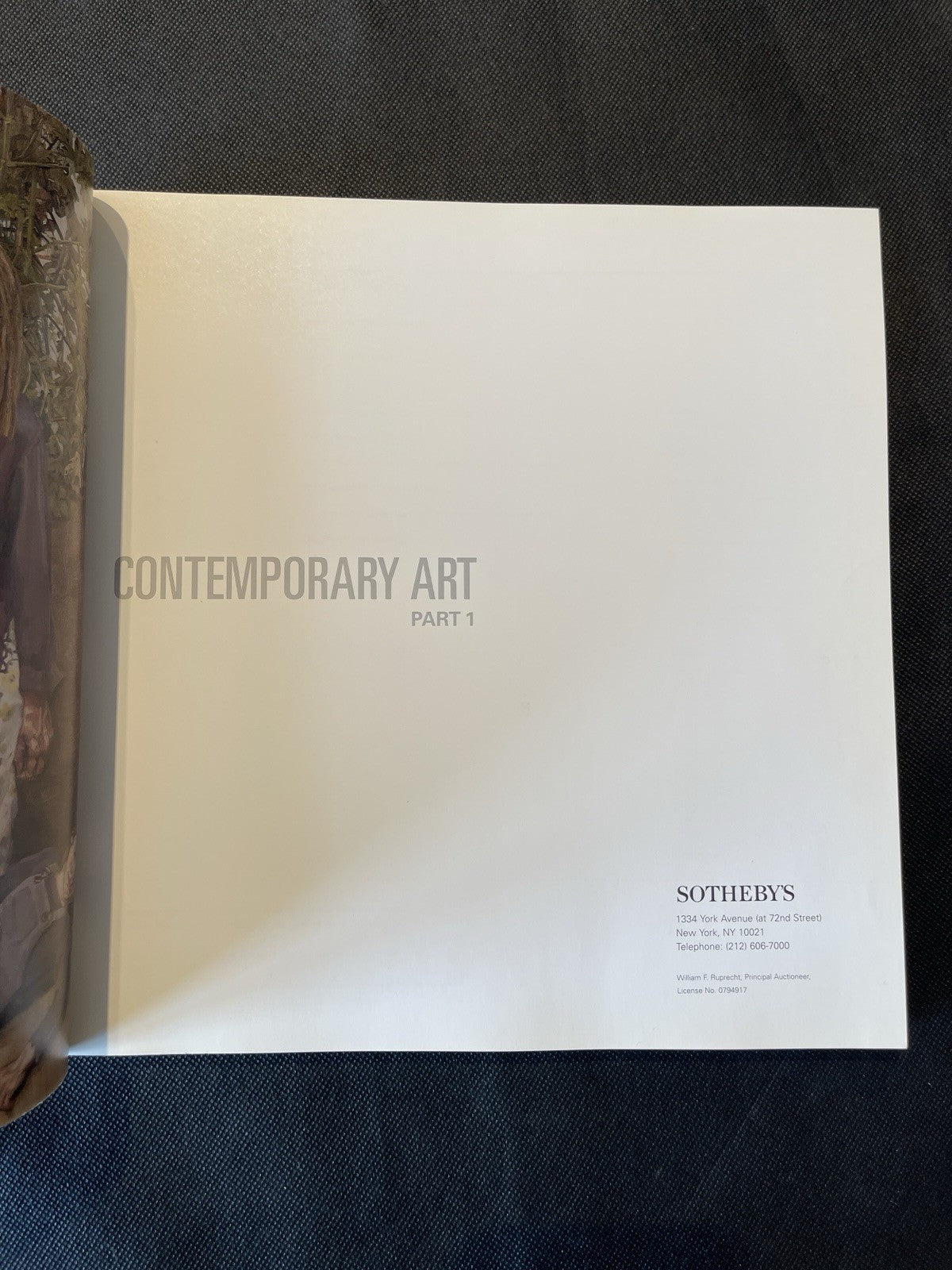 Sotheby’s Contemporary Art Part I. New York. May 14, 1998 Warhol Marilyn Monroe