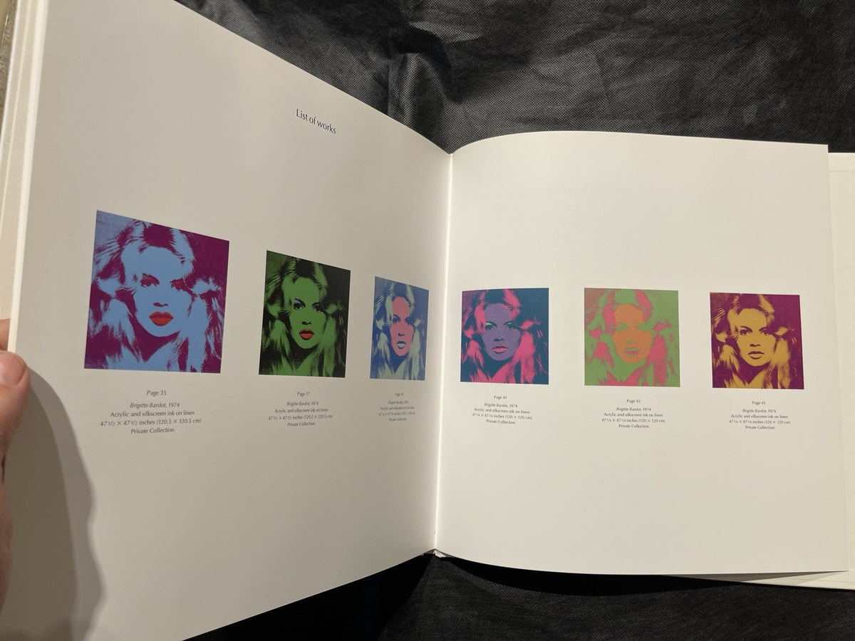 Gagosian Gallery Warhol: Bardot by John O'Brien Hardcover 2011 Art Catalog