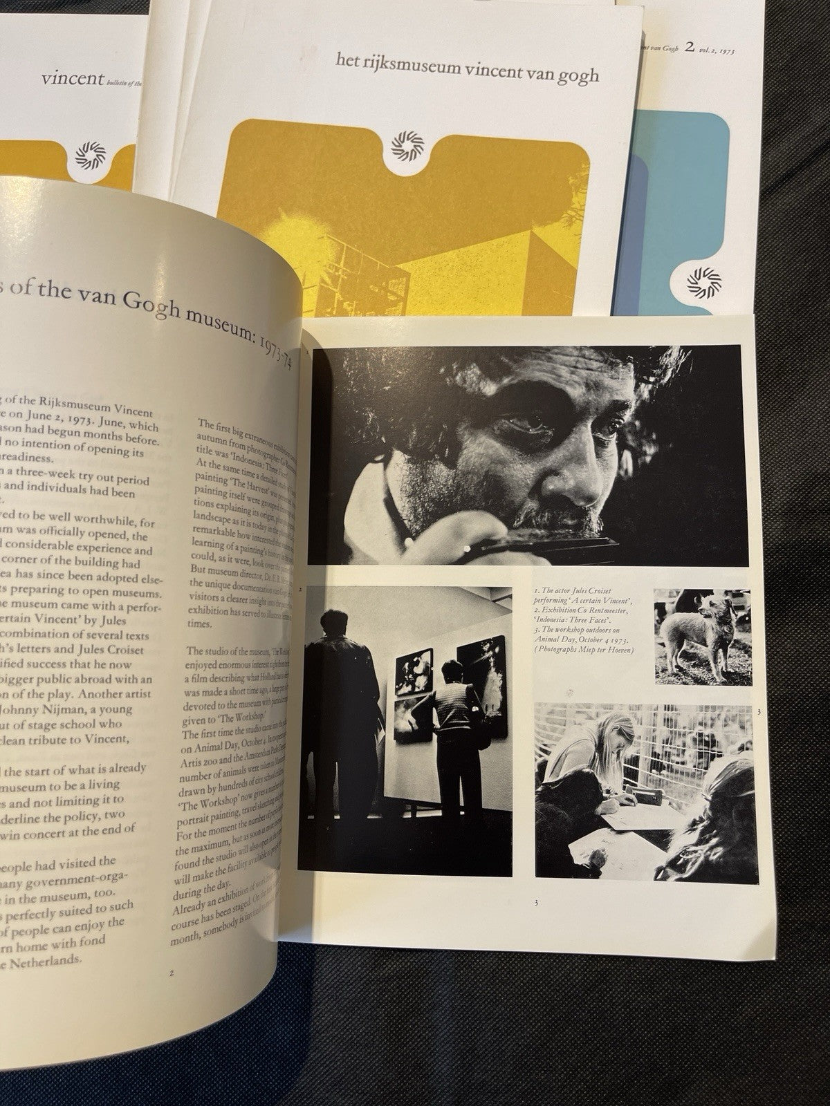 Vincent: Bulletin of the Rijksmuseum Vincent van Gogh 6 Issues 1970-74
