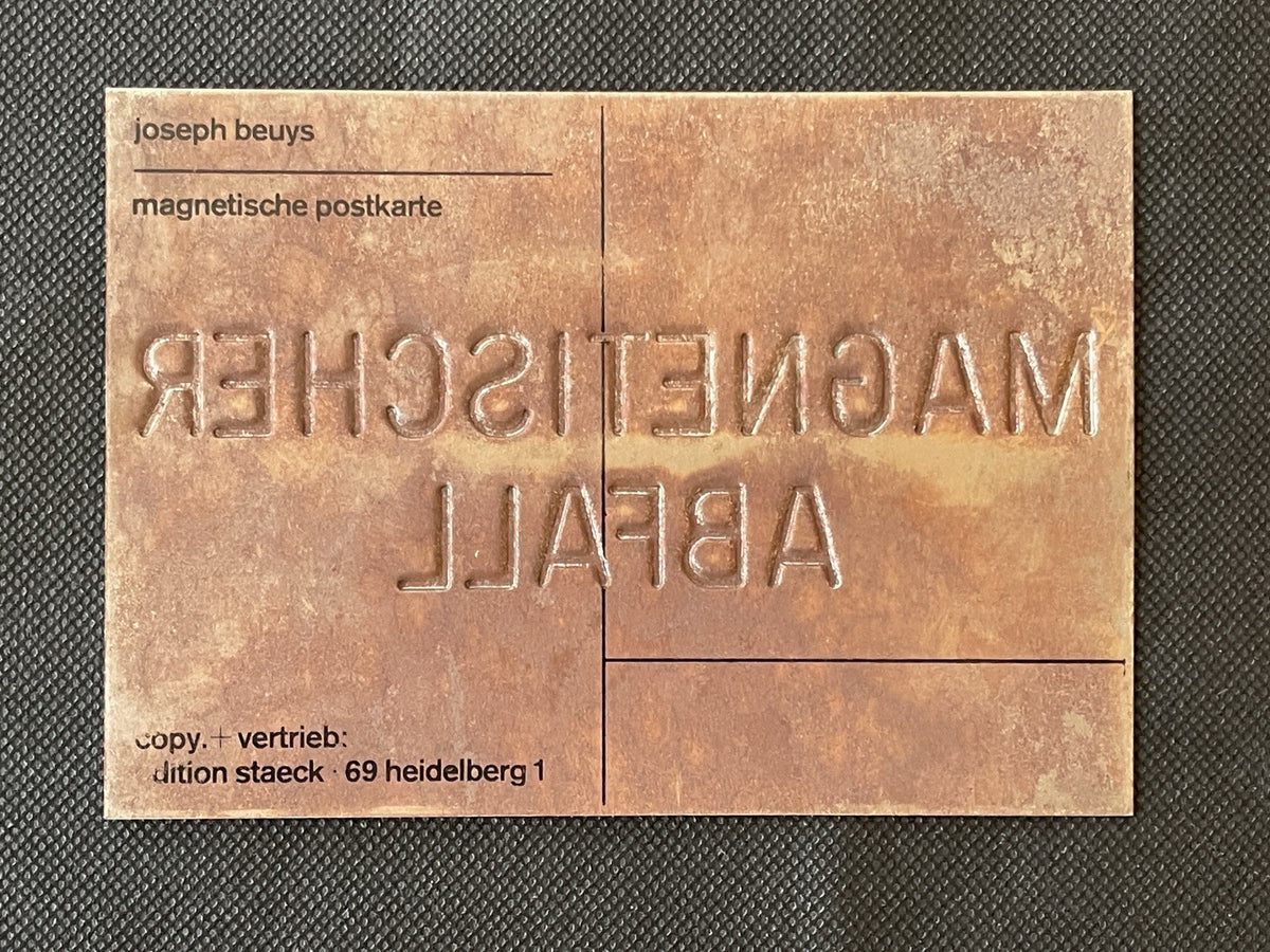 Joseph Beuys Magnetic Postcard