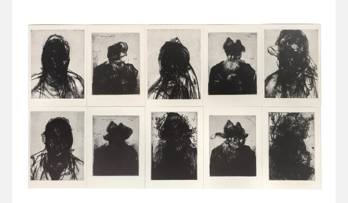 Glenn Brown Etchings and Sculpture Gagosian Gallery NEW Card Set
