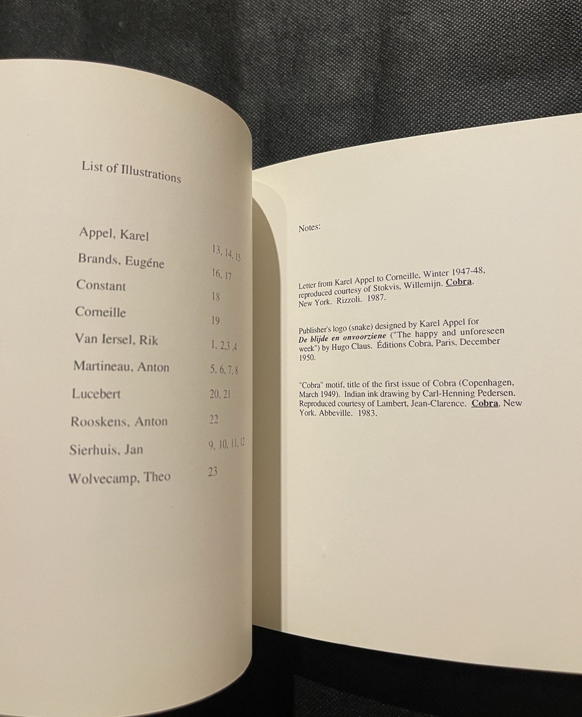 The CoBrA and Contemporary Artists of Holland — Avanti Galleries (1991)