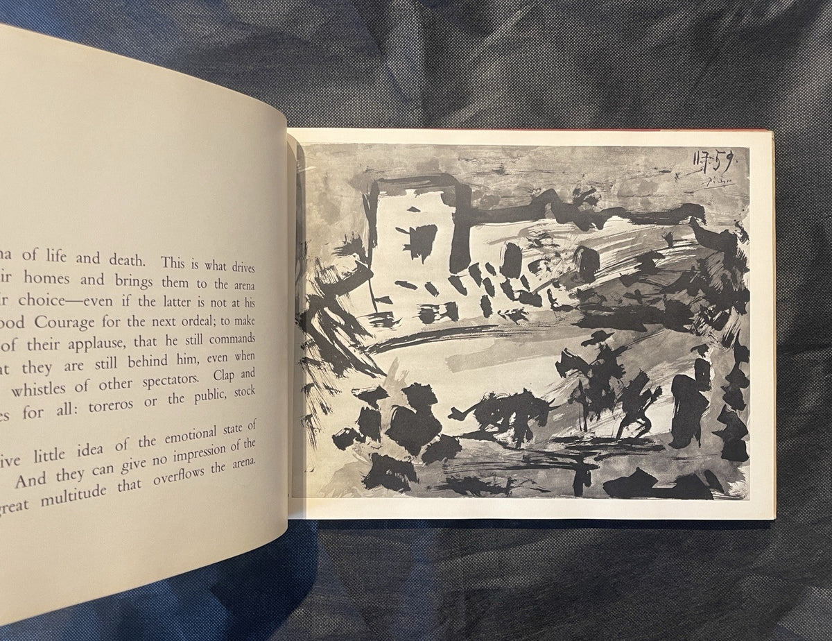 Picasso Toreros Jaime Sabartes 1961 1st US HC/DJ Missing Lithographs