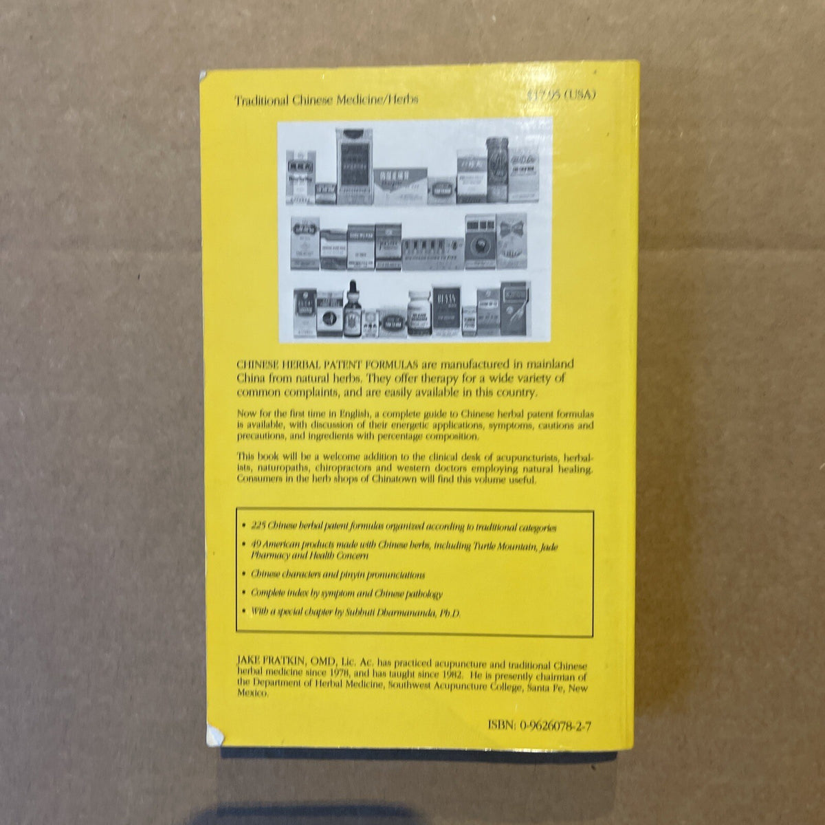 Chinese herbal patent formulas-A practical guide - Jake Fratkin.