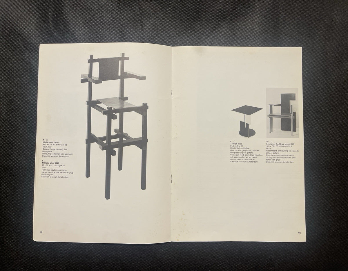 Gerrit Rietveld De Zonnehof 1980 Exhibition Catalog De Stijl