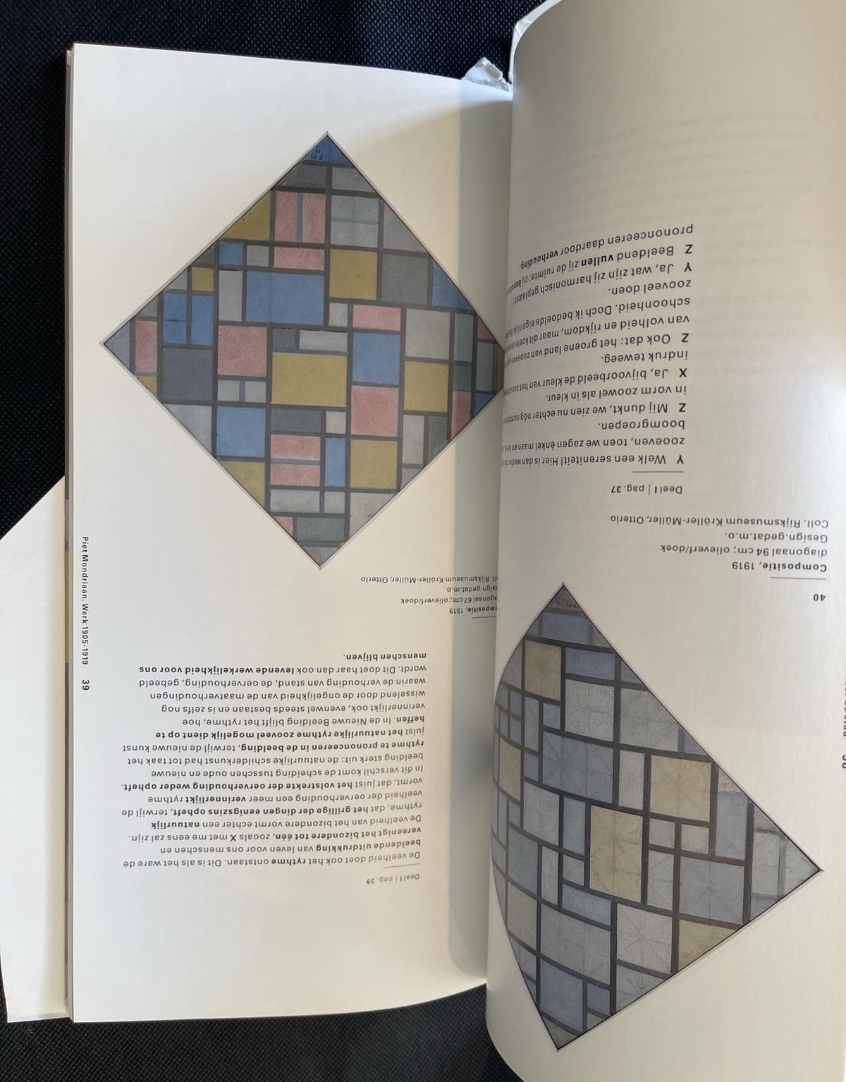 Piet Mondriaan 1994 Exhibition Catalogue Set w/ 2 Booklets De Stijl  The Hague