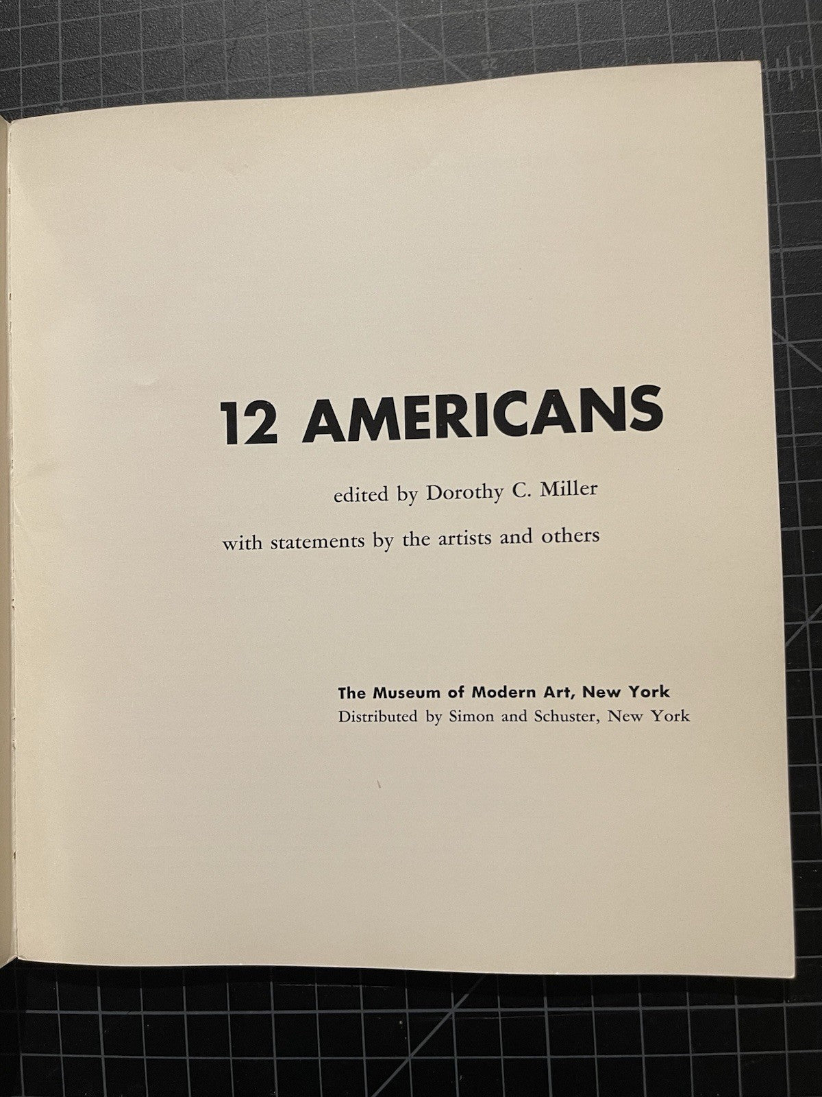12 Americans by Miller, Dorothy C