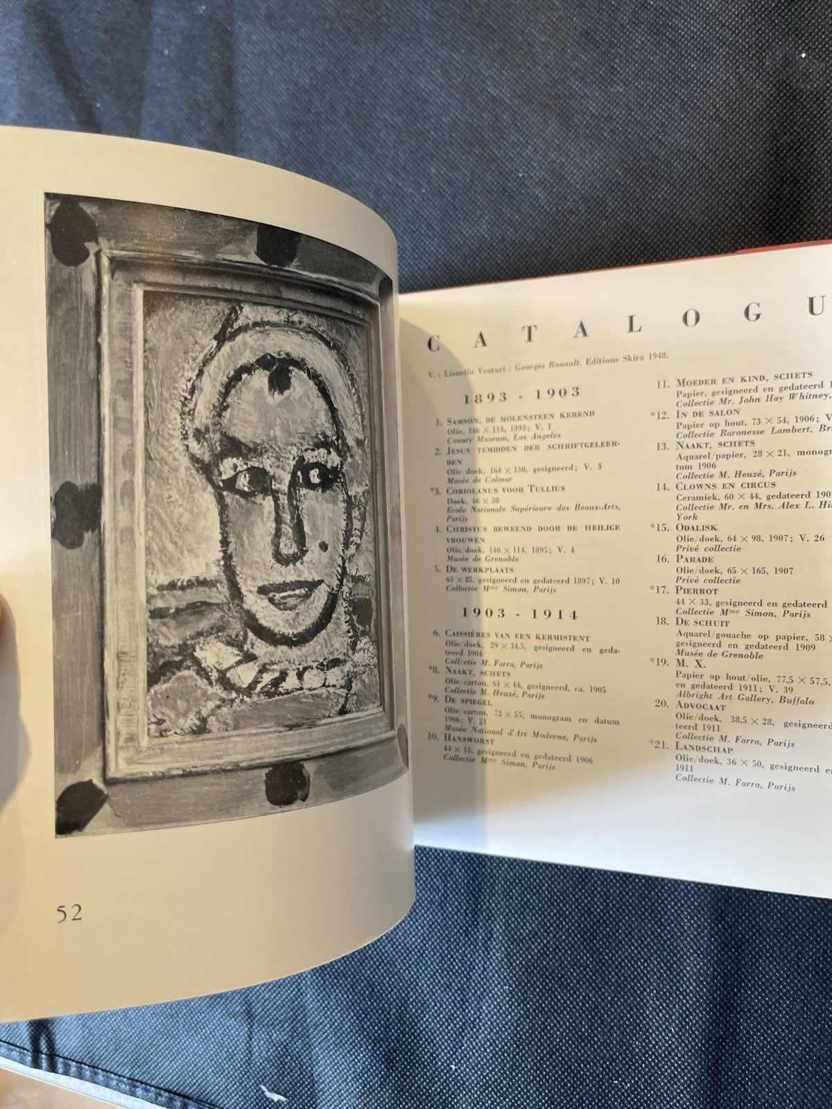 Georges Rouault – Stedelijk Museum Amsterdam 1952 Rare Catalogue