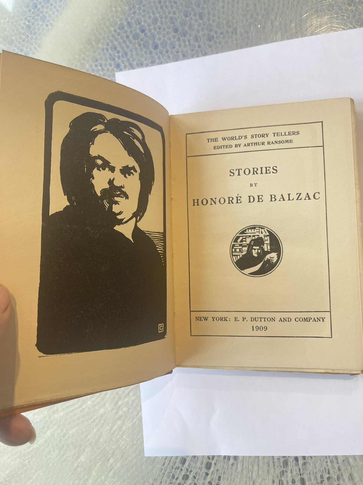 The World's Storytellers Stories by Balzac 1908 Dutton 1st Ed. Arthur Ransome