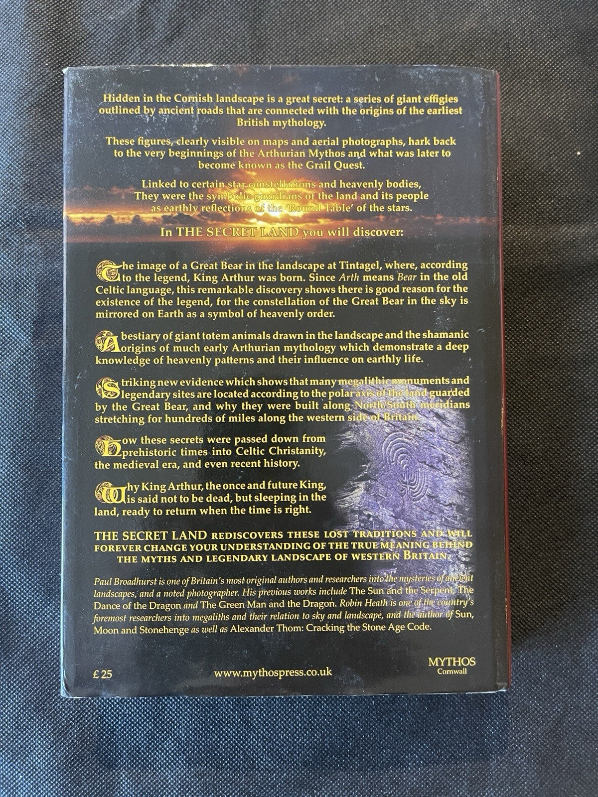 The Secret Land Arthurian Legend & Grail Quest HC Signed LE Mythos 2009