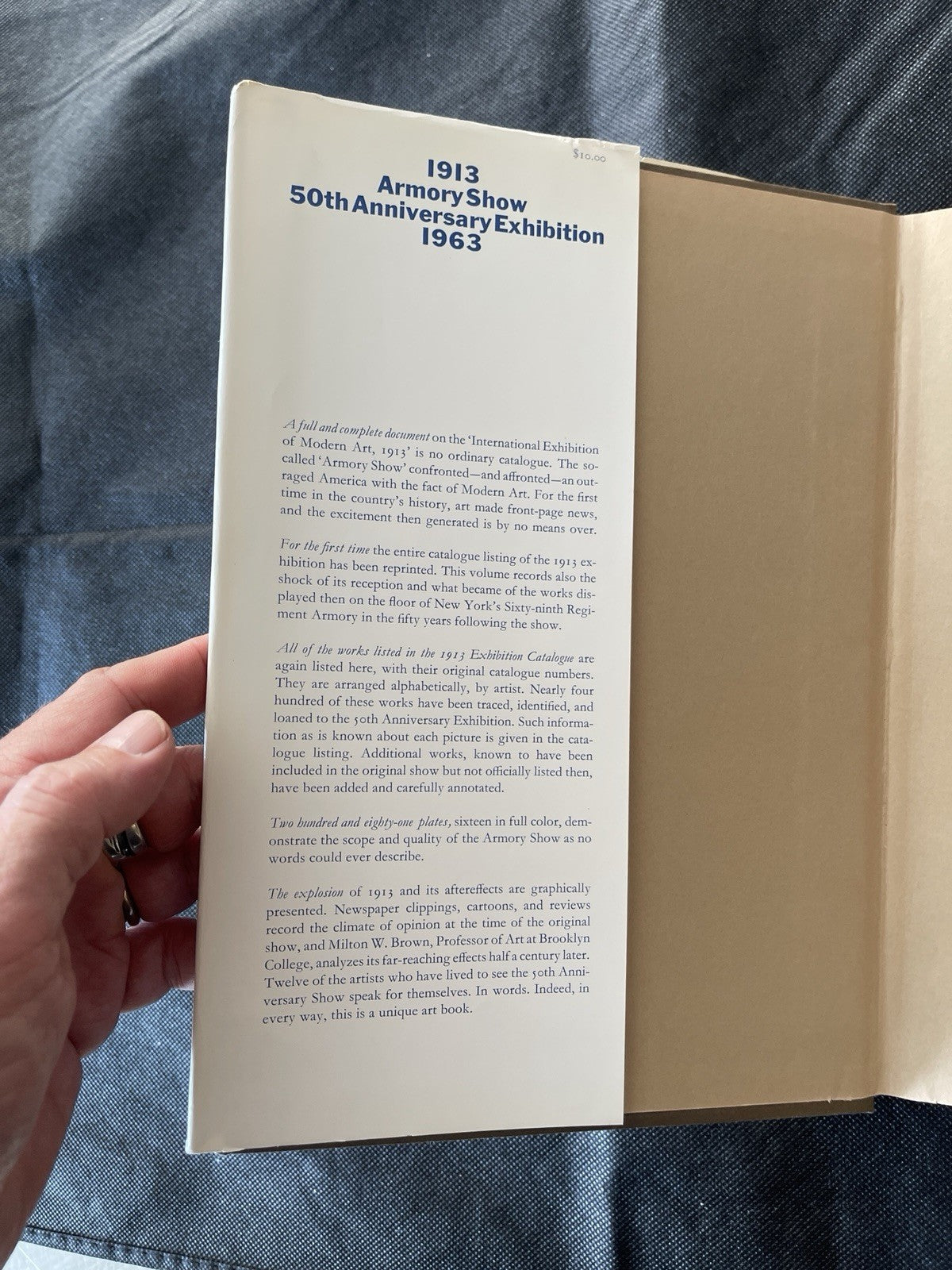 1913 Armory Show 50th Anniversary Exhibition 1963 HC/DJ Munson-Williams-Proctor