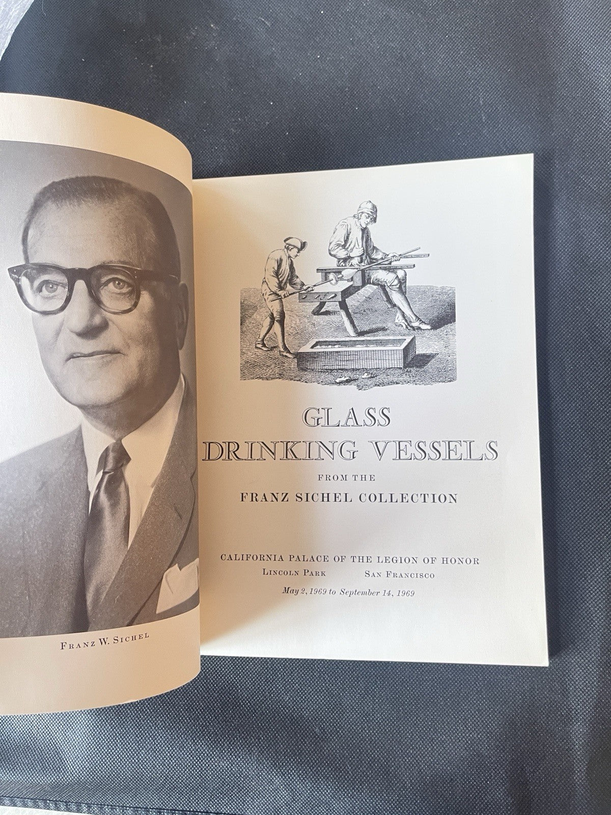 Glass Drinking Vessels from the Franz Sichel Collection exhibit program 1969