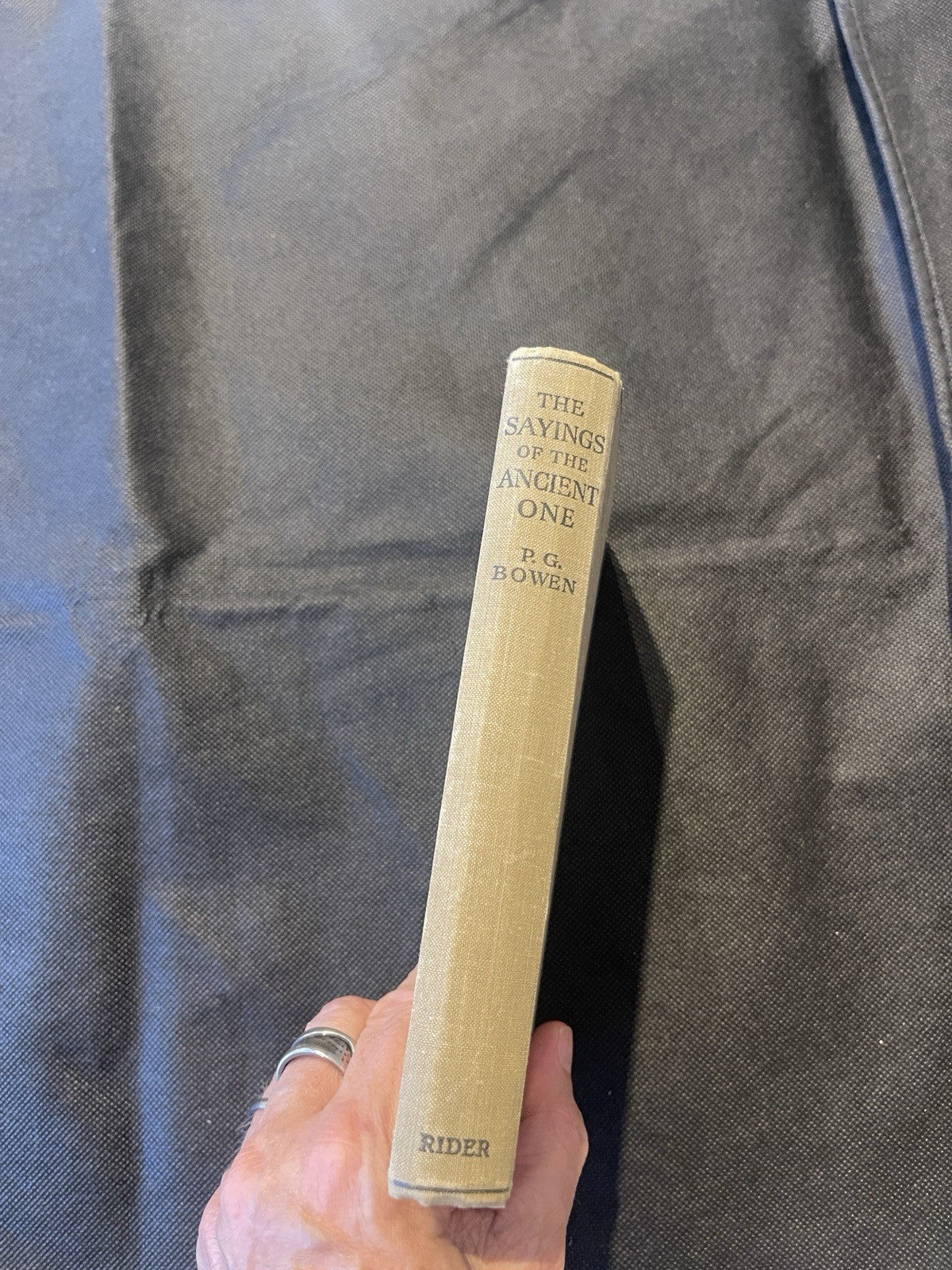 The Sayings Of The Ancient One By P G Bowen Rare 1935 1st Ed
