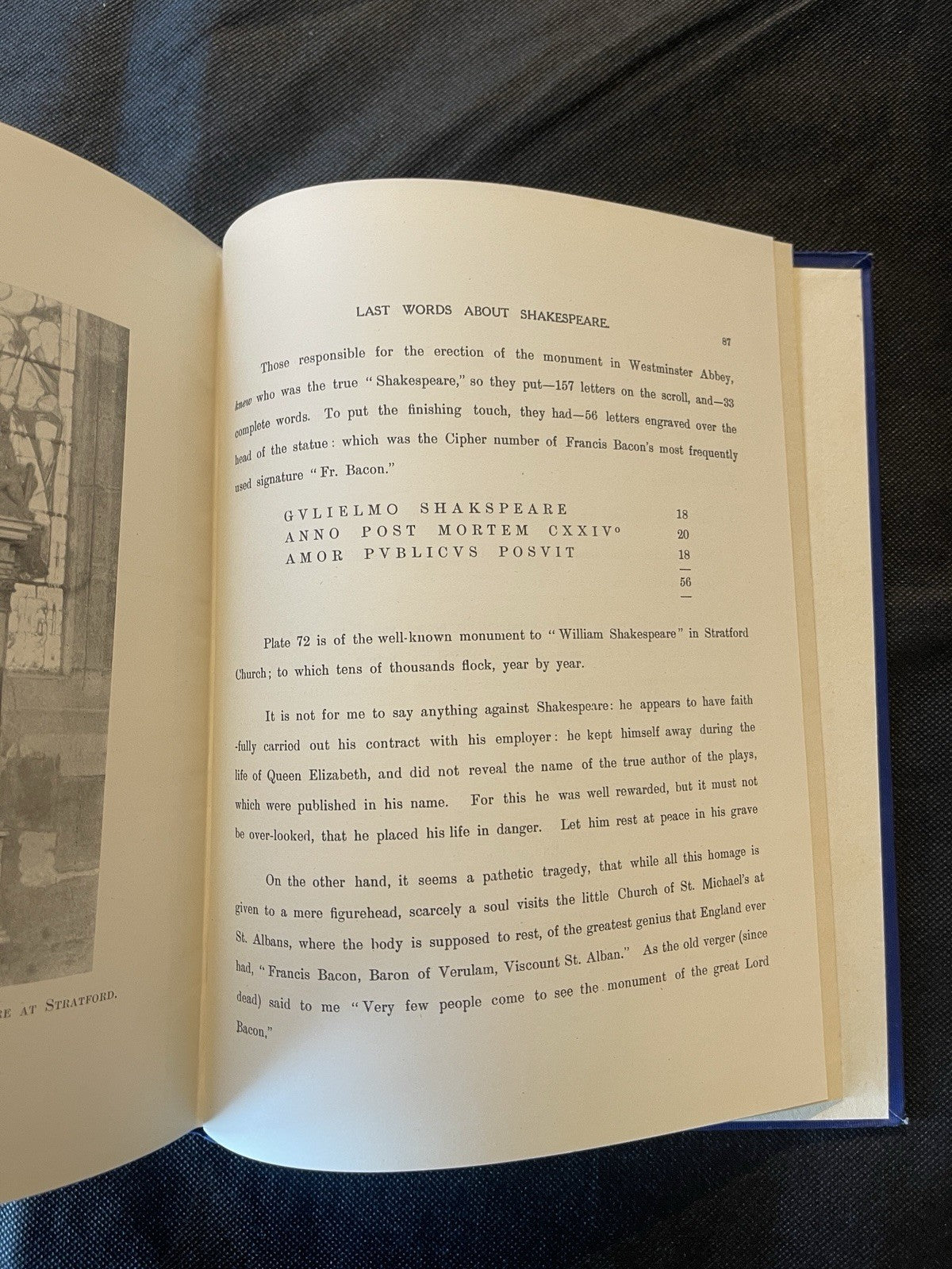 Francis Bacon's Cipher Signatures Frank Woodward HC 1923 Grafton & Co. Illus