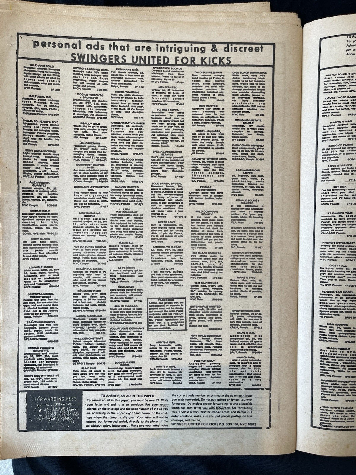 RARE 1971 UNDERGROUND Newspaper, "KISS", EAST VILLAGE OTHER, Vol 3, No 5