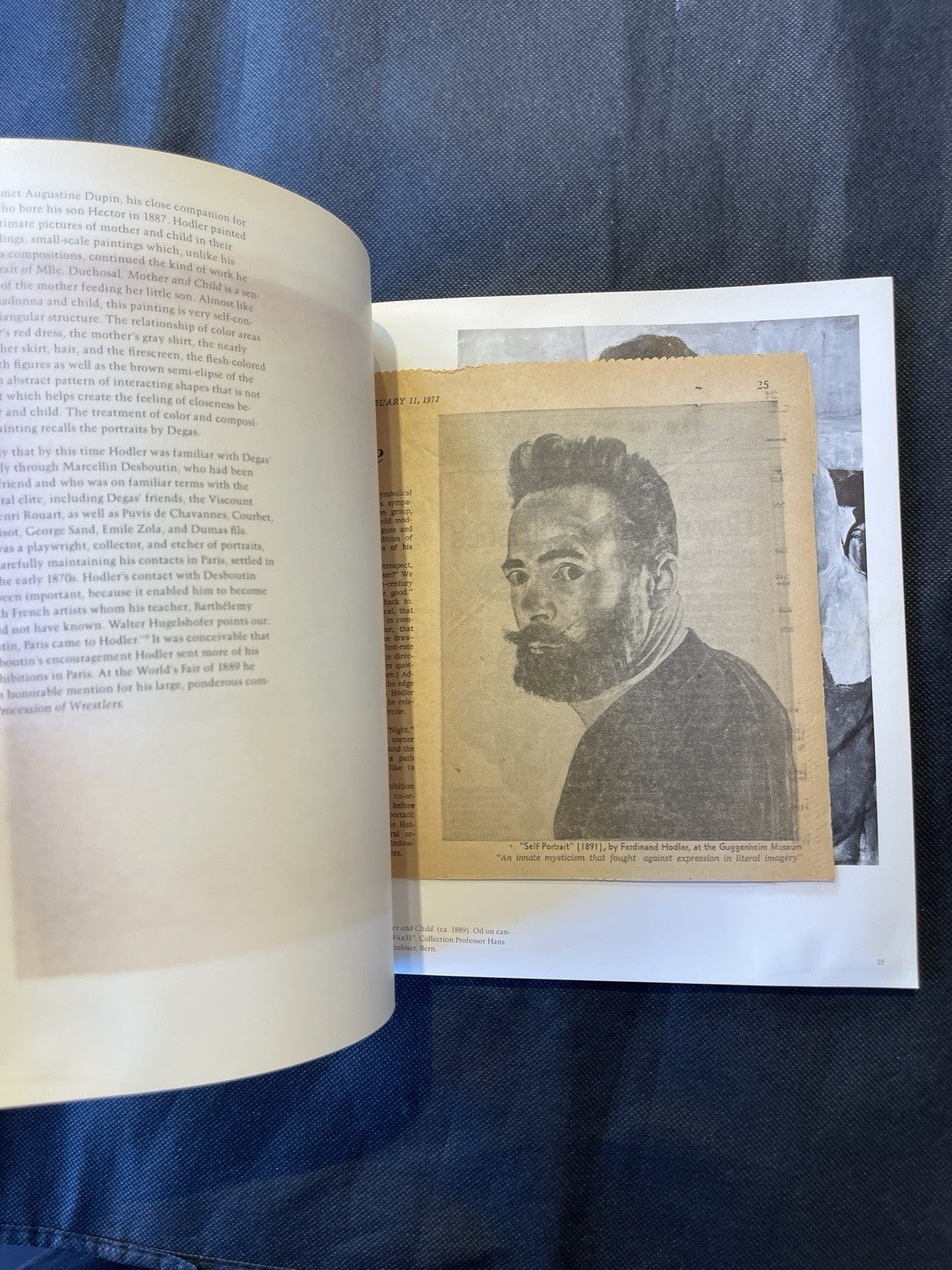 Ferdinand Hodler 1972 Catalogue And Invitation l