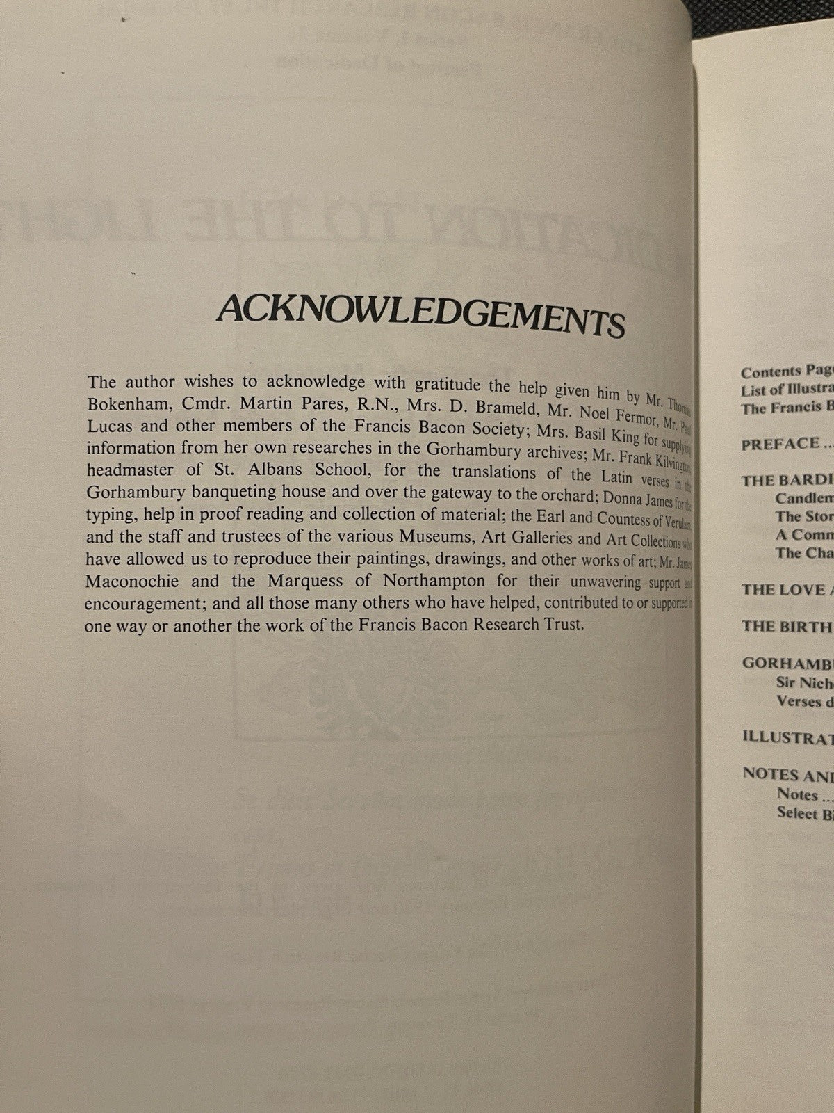 Francis Bacon Research Trust Journal Vol 3 Dedication to the Light PB