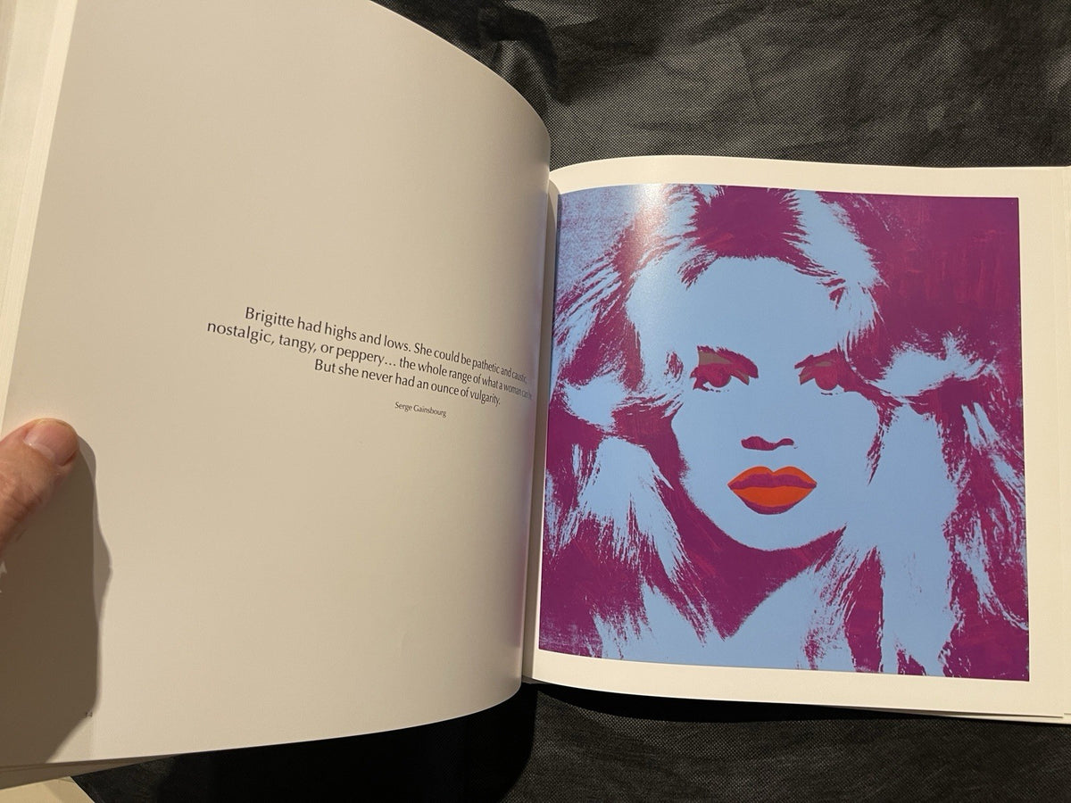 Gagosian Gallery Warhol: Bardot by John O'Brien Hardcover 2011 Art Catalog