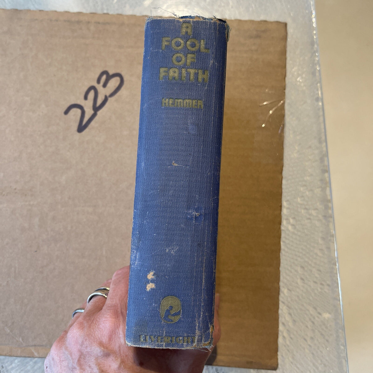 Jarl Hemmer / A Fool of Faith 1st Edition 1935