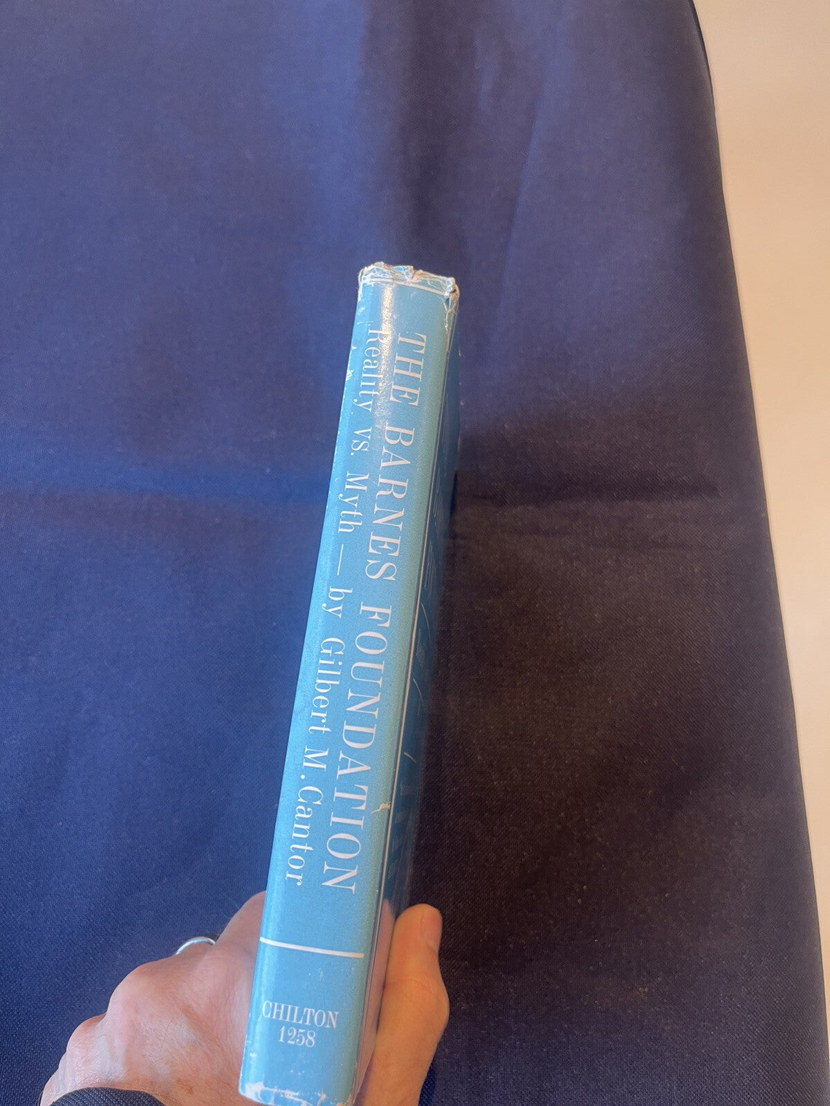 BARNES FOUNDATION, REALITY VS. MYTH BY GILBERT M. CANTOR 1963 DJ/DJ 1st Ed.