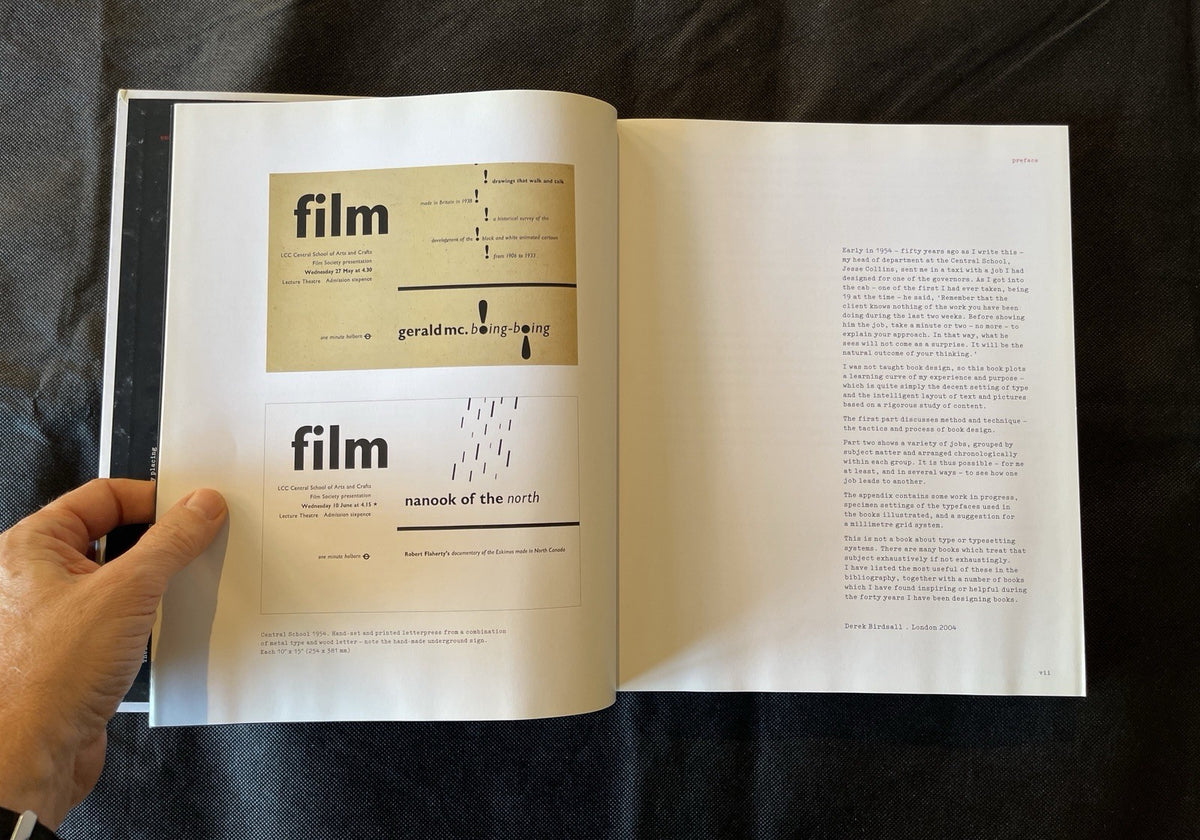 Derek Birdsall Notes on Book Design Hardcover 2004 Yale Univ Press 248p Eng