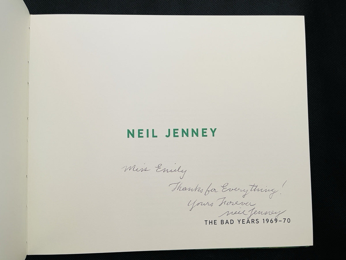 BAD YEARS, THE By Paul Gardner & Neil Gagosian Gallery Jenney - SIGNED HC FIne