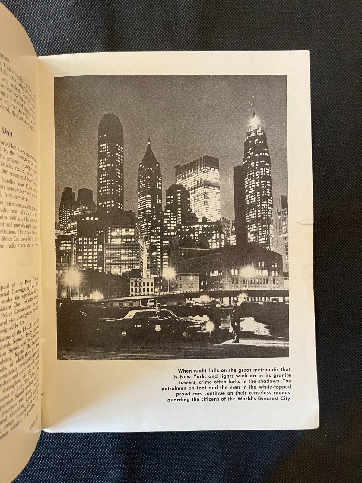Self Portrait NYPD Rare Cool Vintage Pamphlet 1964
