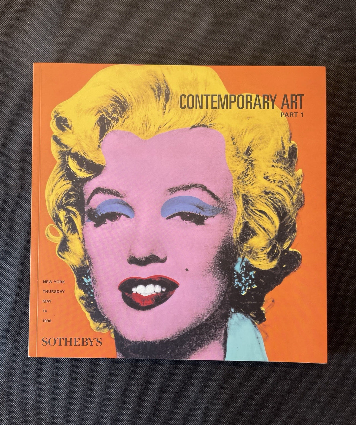 Sotheby’s Contemporary Art Part I. New York. May 14, 1998 Warhol Marilyn Monroe