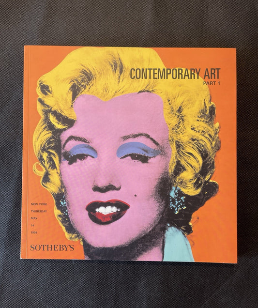 Sotheby’s Contemporary Art Part I. New York. May 14, 1998 Warhol Marilyn Monroe