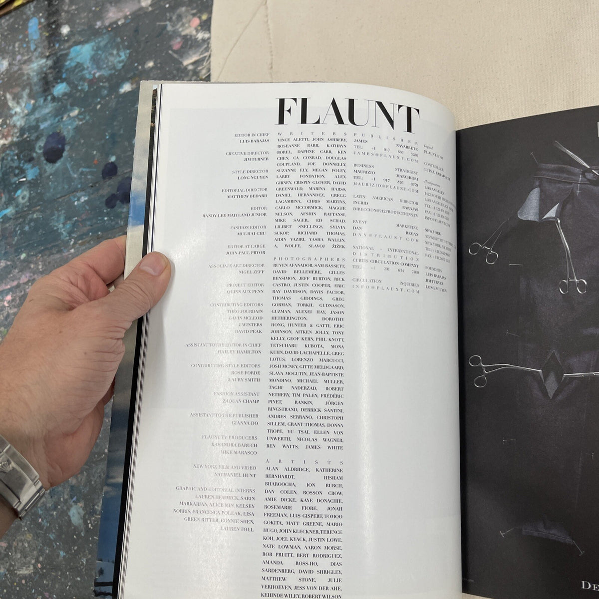 FLAUNT MAGAZINE ISSUE NO. 126 - RARE ! THE mercenary Issue Zac Efron