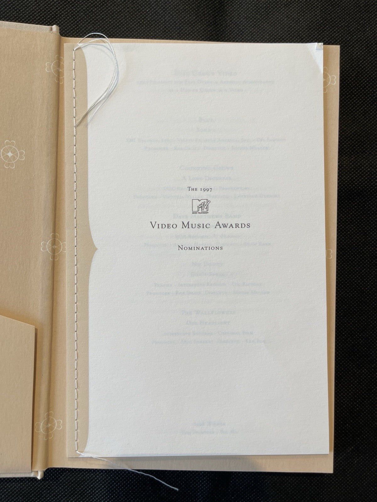 Fetish & MTV Video Music Awards 1997 Rare Hardcover Book: Art Show/souvenir