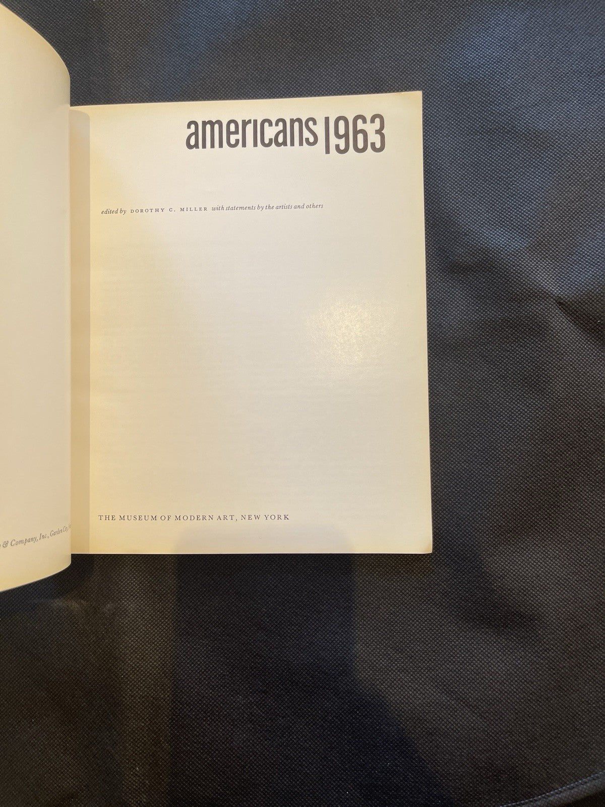 Americans 1963 Dorothy Miller Museum Of Modern Art NY rare 1st Edition