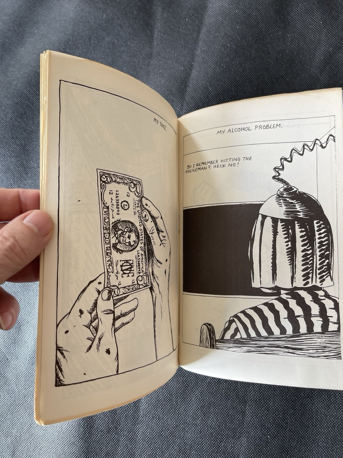 Raymond Pettibon Zine “The Bible, the Bottle, and the Bomb” 267/400