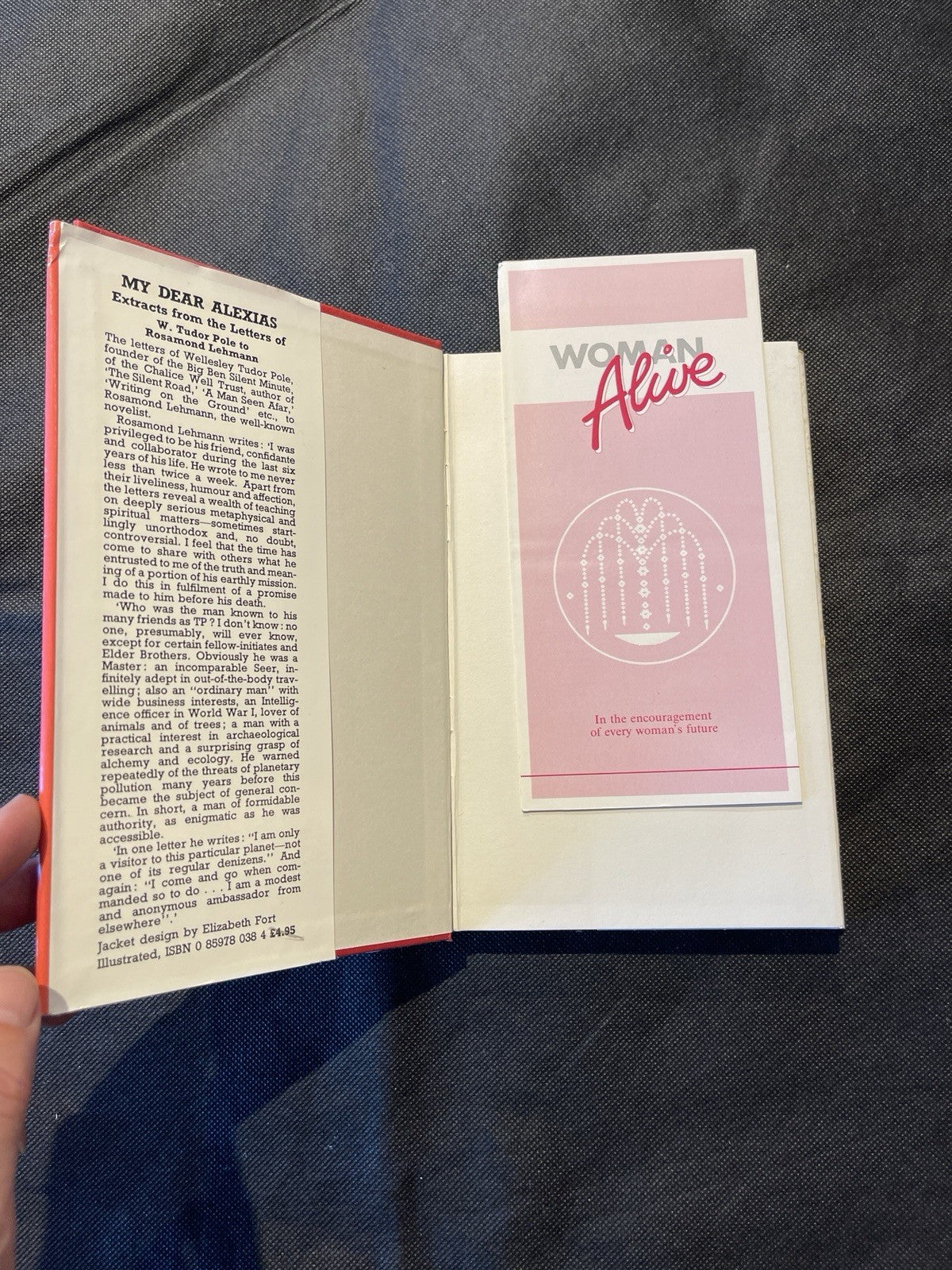 My Dear Alexias Letters Tudor Pole & Lehmann HC DJ Neville Spearman 1979