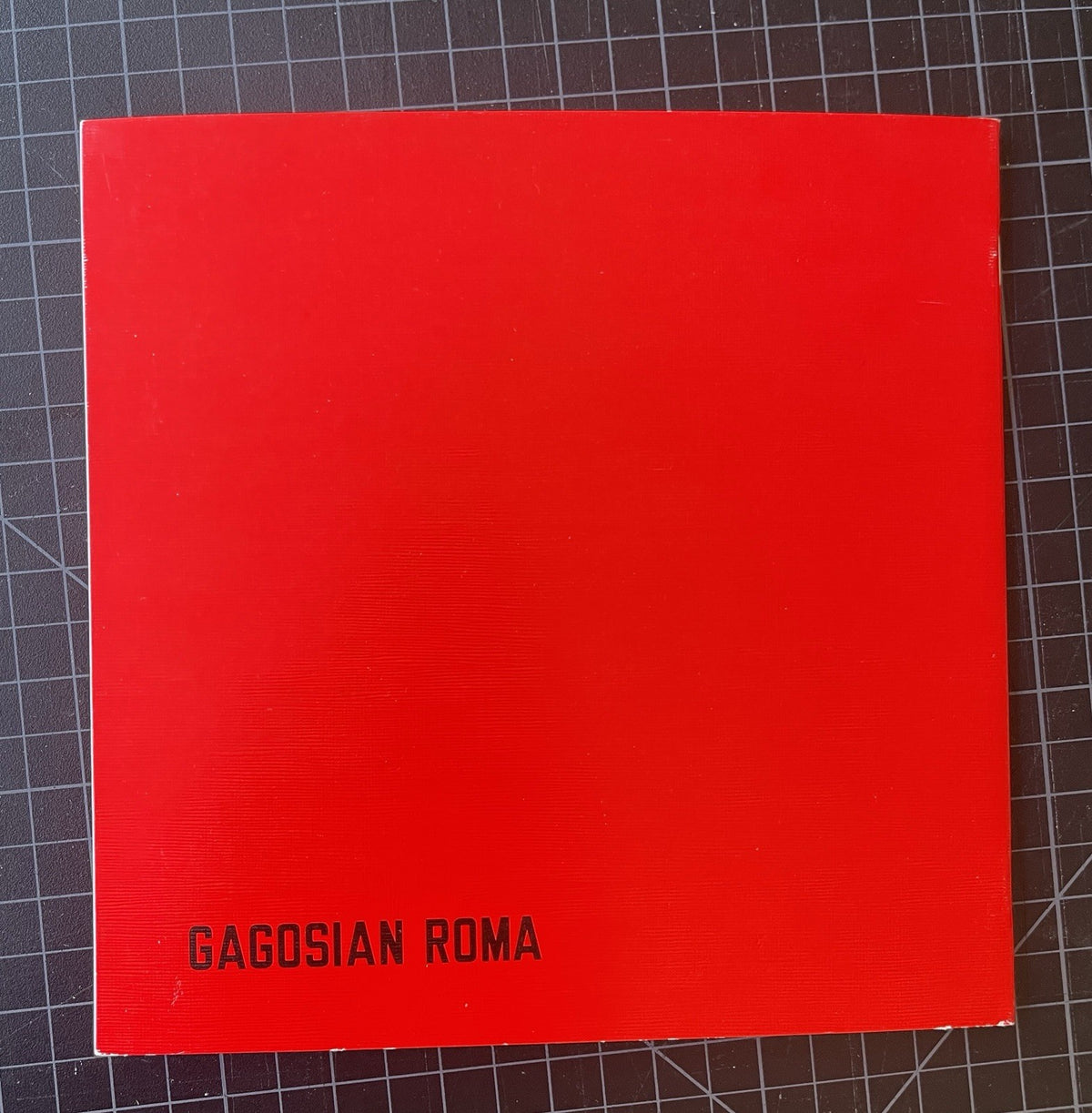 Lawrence Weiner – Quid Pro Quo – Gagosian Roma Exhibition Catalogue – Scarce