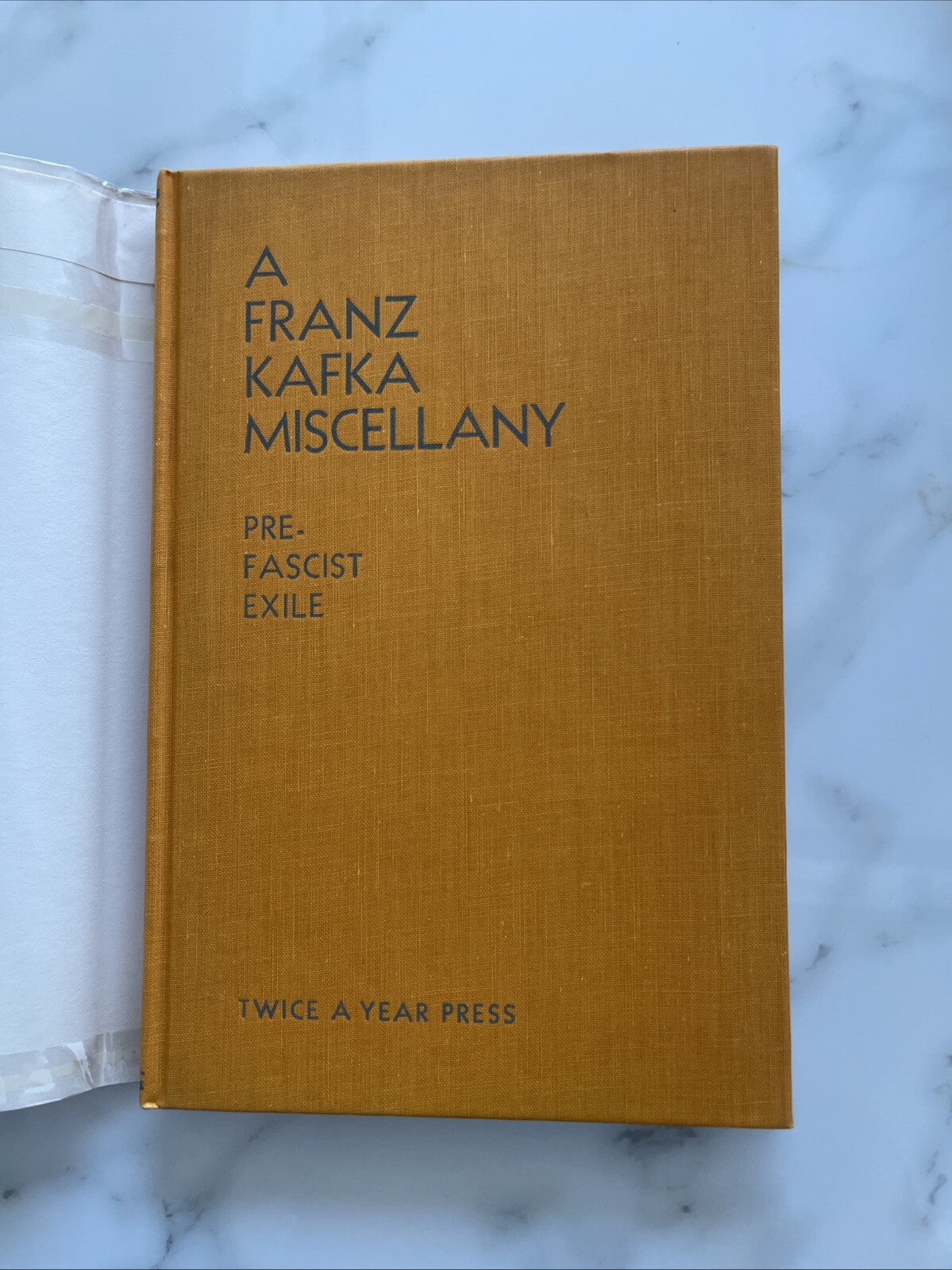 A FRANZ KAFKA MISCELLANY Norman, Dorothy S. 1946 Second Edition