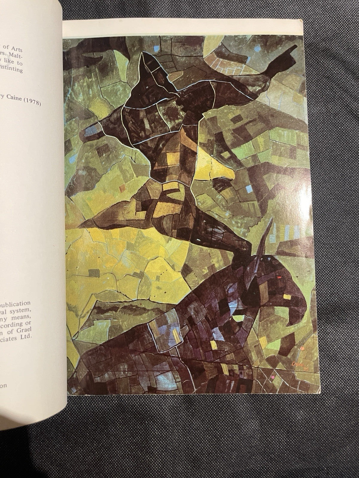 Mary Caine The Glastonbury Zodiac Mysteries of Britain Grael 1978 PB Illus