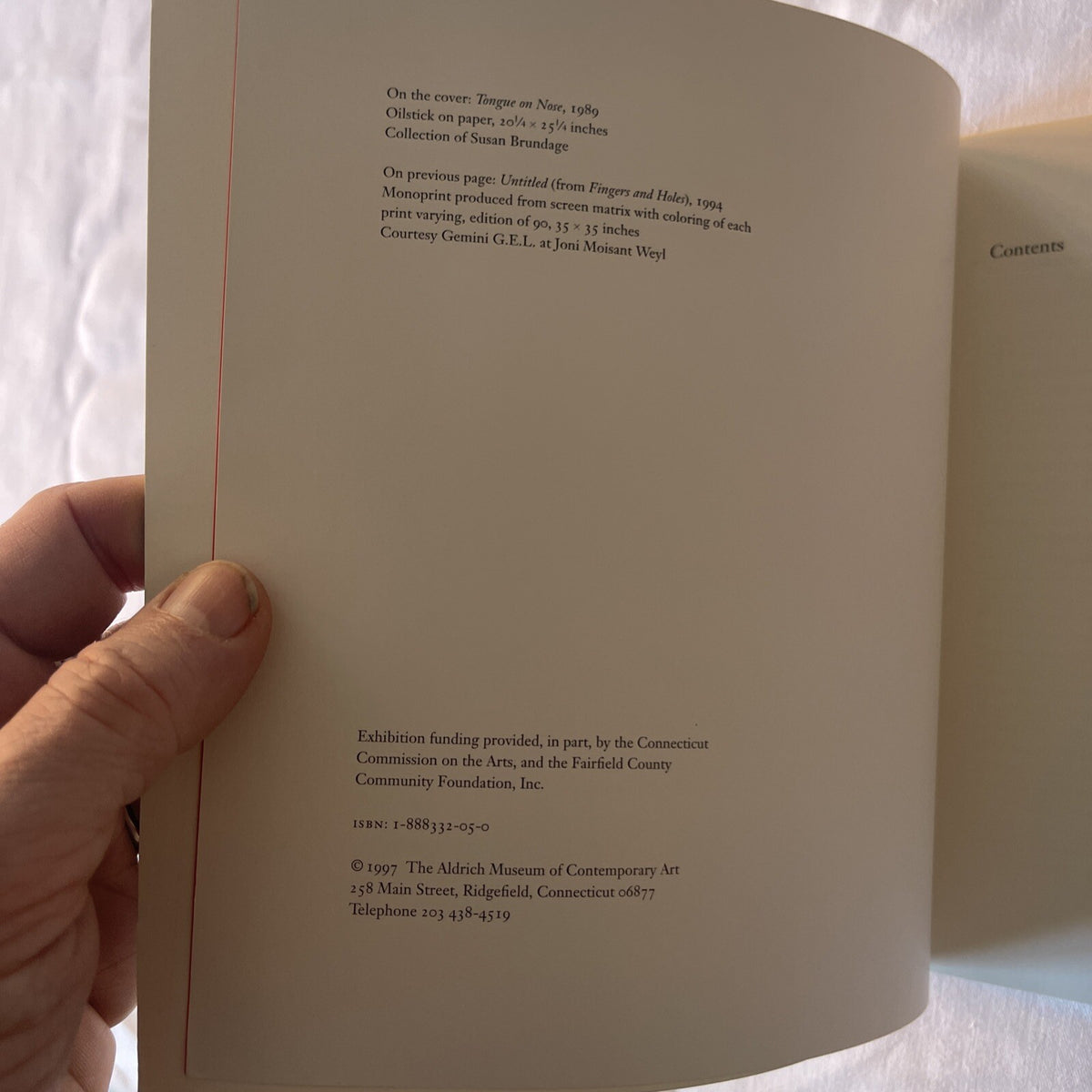 The Aldrich Musuem of / BRUCE NAUMAN 1985-1996 Drawings Prints and Related 1st