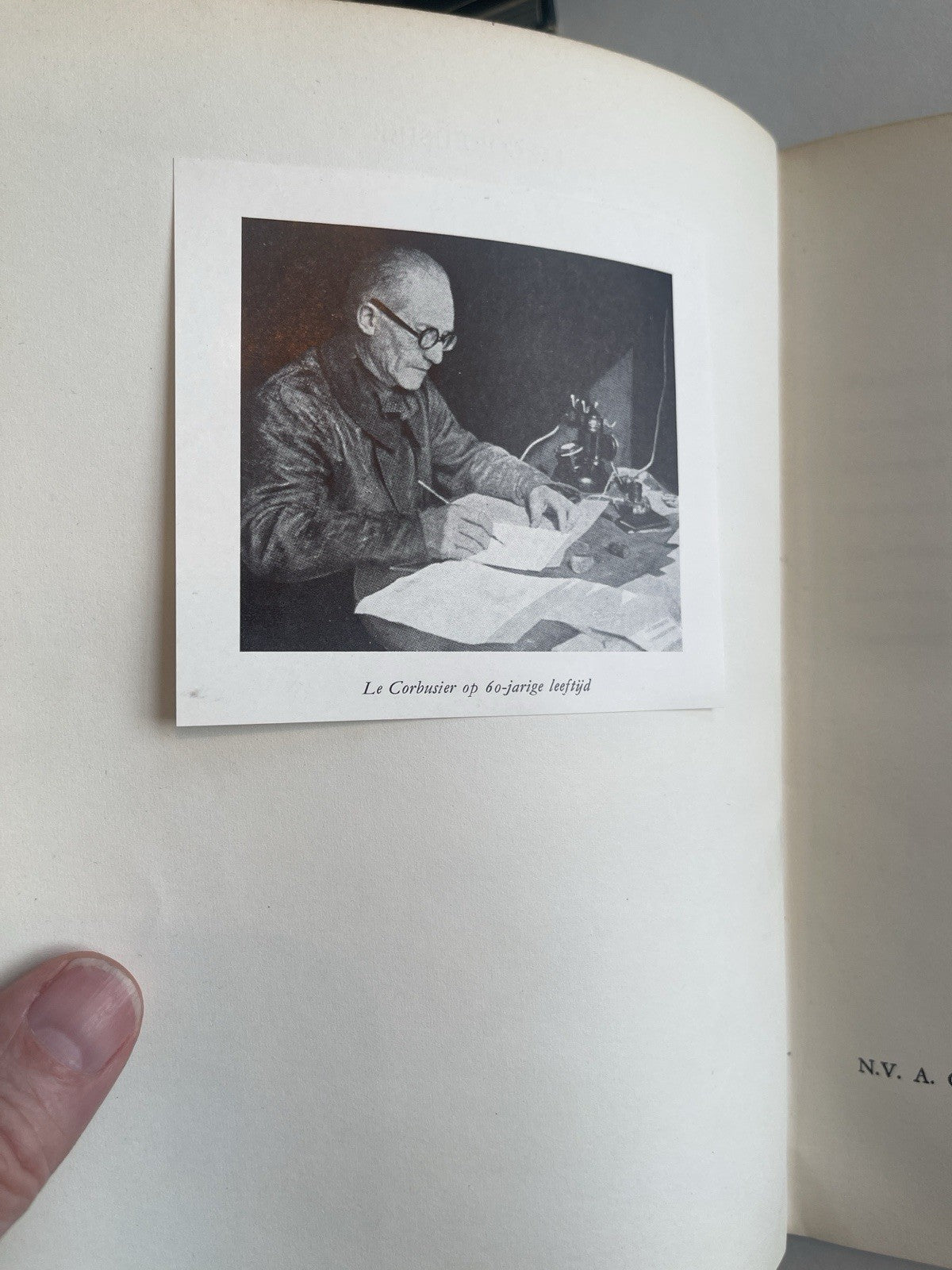 Le Corbusier By W Van De Erve Very Rare 1951 1st Ed DJ Dutch