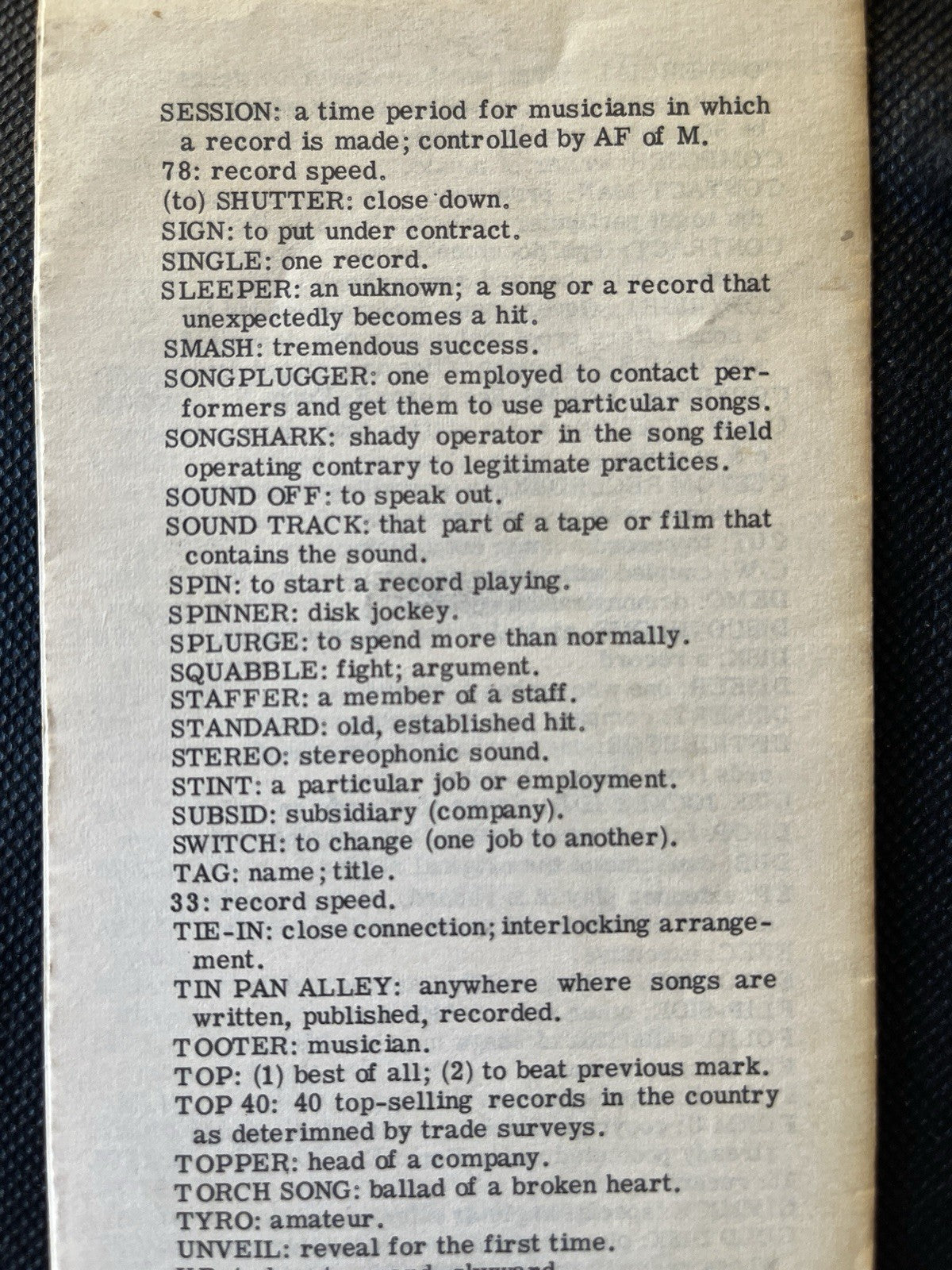 Songwriter's Review Pop Song Book Lot: Make Money, Pop Terms, Songsharks Vintage
