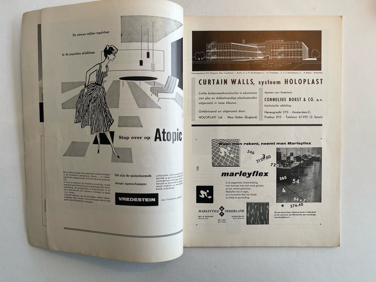 FORUM – RARE! March 1958 Dutch Architecture & Design Mag RIetveld Corbusier