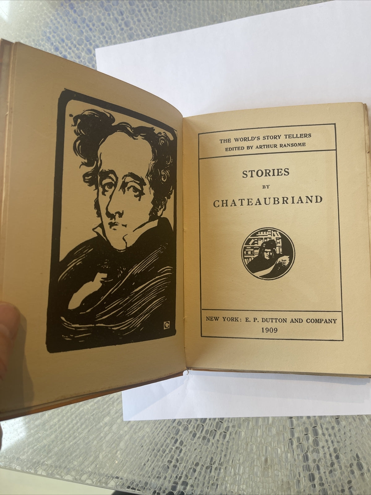 STORIES BY CHATEAUBRIAND World's Story Tellers Ed. by Arthur Ransome Dutton 1909