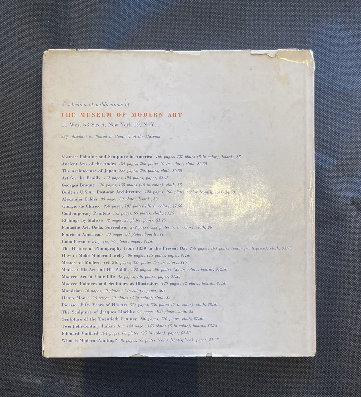 1955 MOMA Museum of Modern Art Show Catalog THE NEW DECADE: 22 European Artists