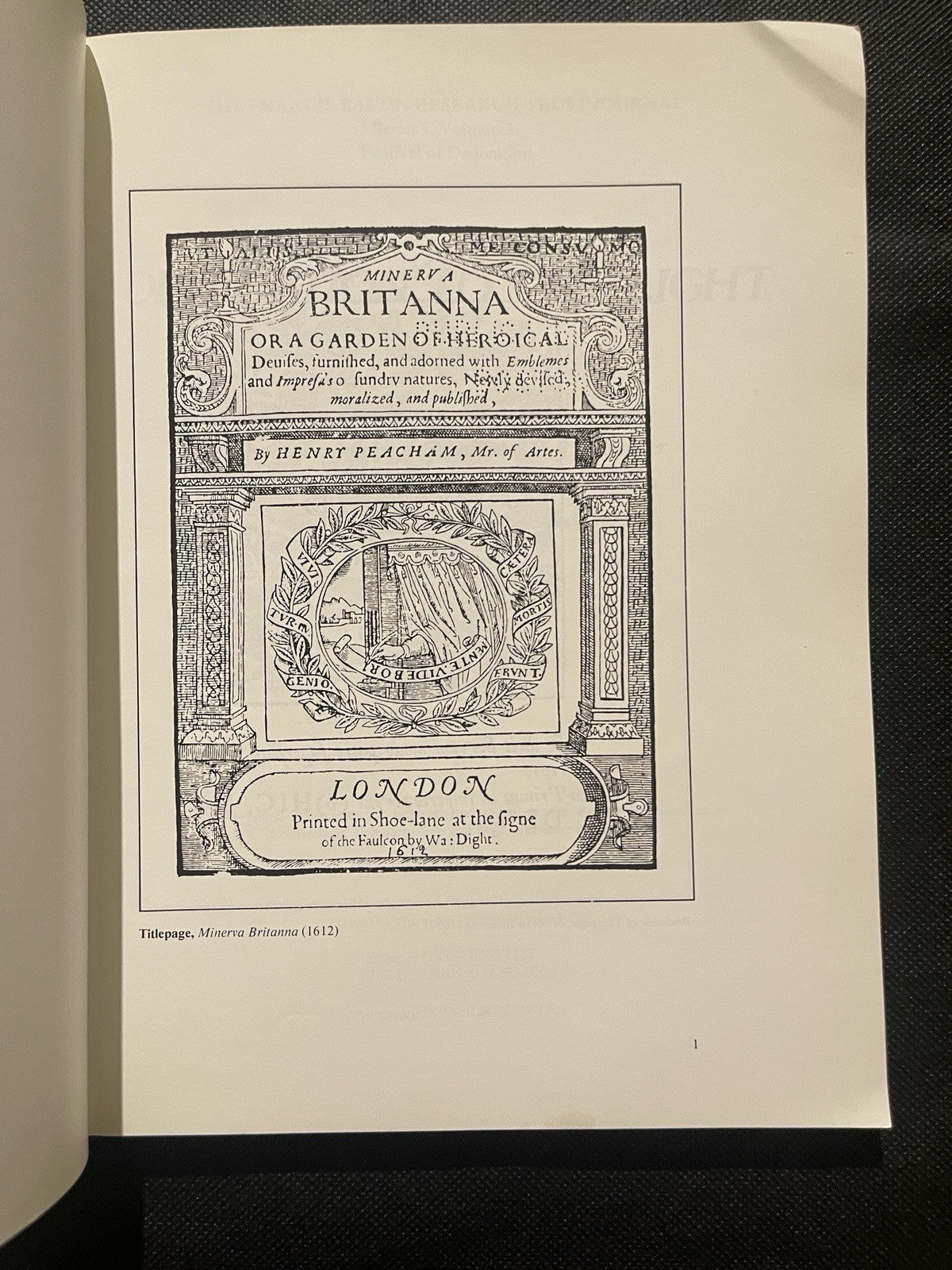 Francis Bacon Research Trust Journal Vol 3 Dedication to the Light PB