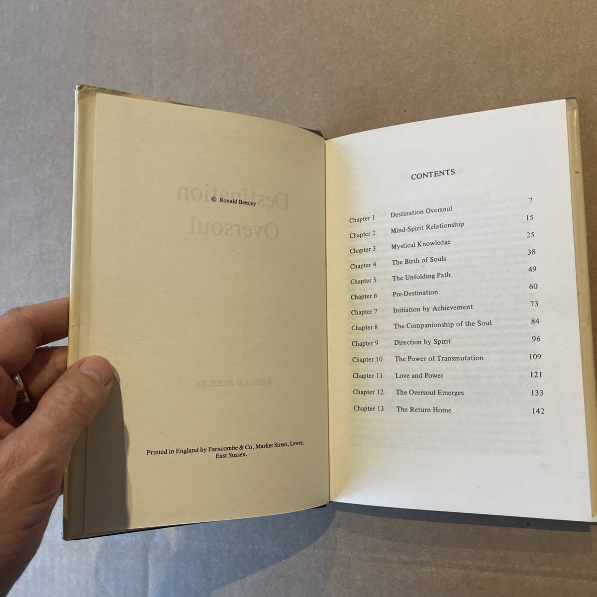 DESTINATION OVERSOUL. - Beesley, Ronald P. 1977T First edition. Beesley (Ronald)