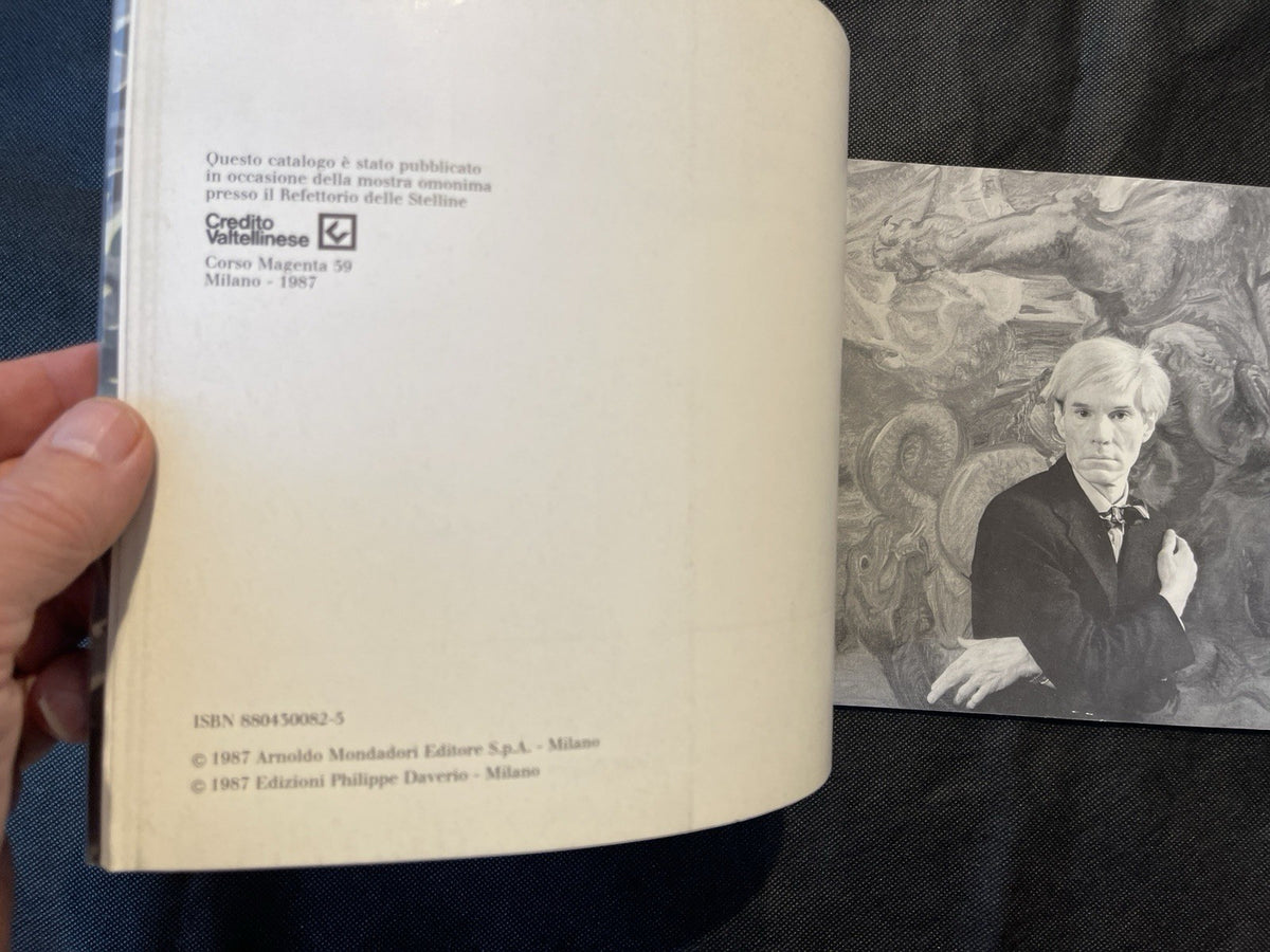 Warhol Il Cenacolo Andy Warhol Exhibition Catalog PB Italian Illustrated 1987