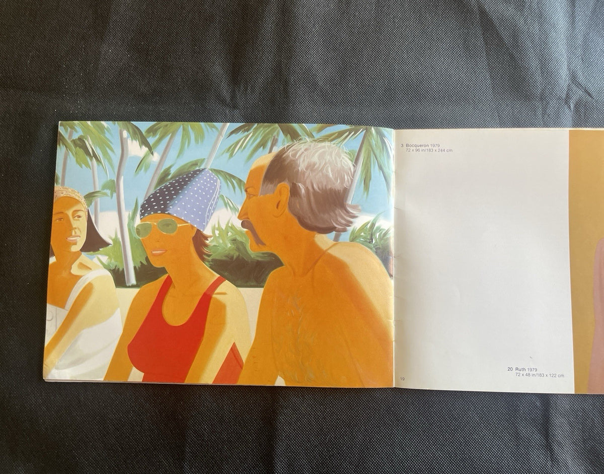 Artist Alex Katz 1980 Exhibit Catalogue Marlborough Gallery, New York