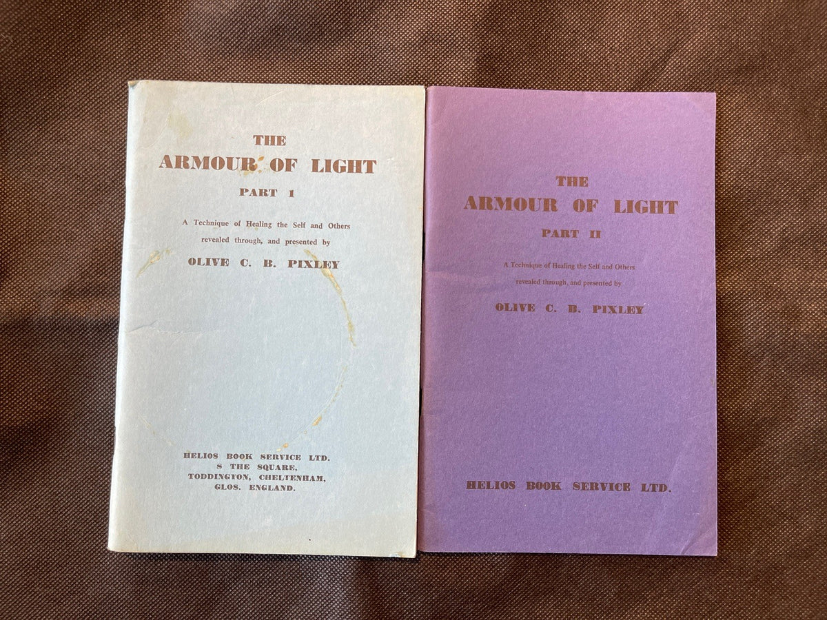 Olive C.B. Pixley Armour of Light Parts I & II Complete Set Occult Healing Rare